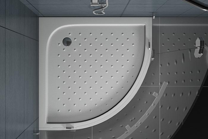 Actual product image Jet-Line RIMINI shower tray (80 cm, 80 cm, 6.60 cm)