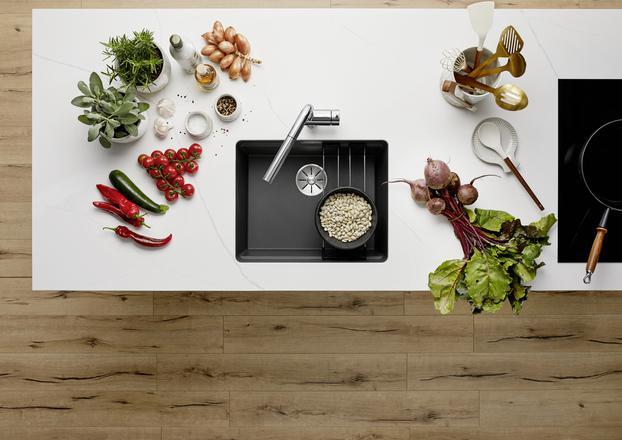 Actual product image Blanco Etagon 500-U (Undermount sink, 46 cm, 53 cm)