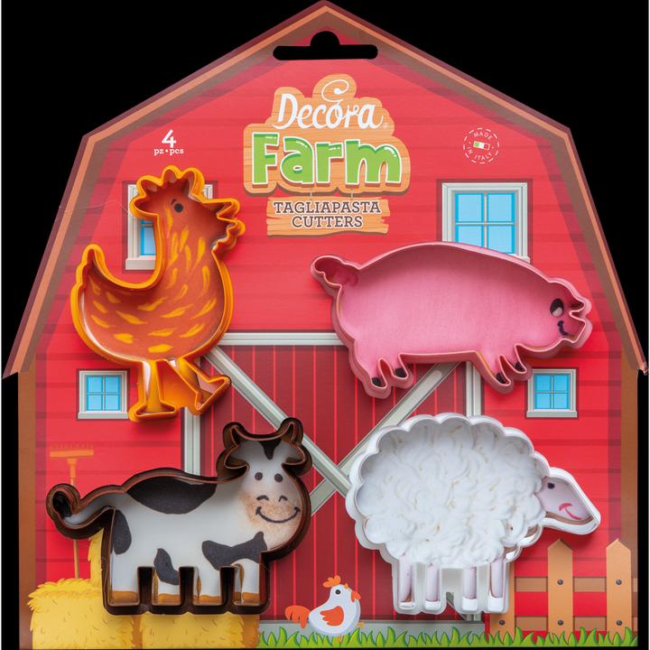 Produktbild Decora Ausstecher - Tiere auf dem Bauernhof (4St.)