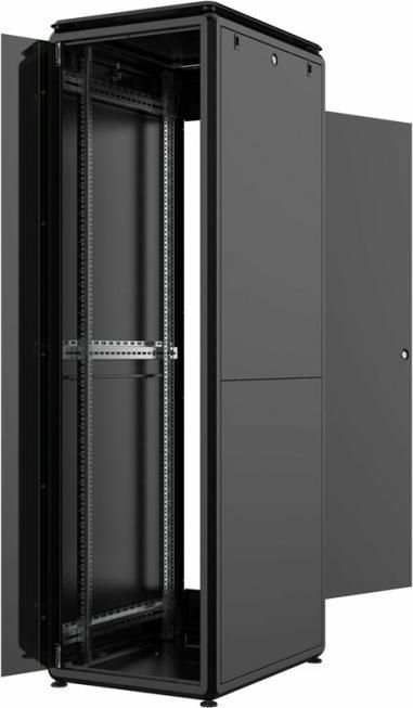 Immagine prodotto Logon RDL42U68BL Vrijstaande rek 42U 600kg Zwart rack (42 HE, Rack da 19 pollici)