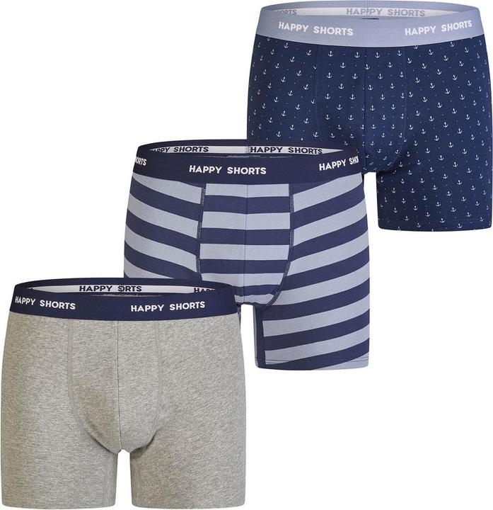 Happy shorts Retro Boxer Jersey (M, 3er Pack)
