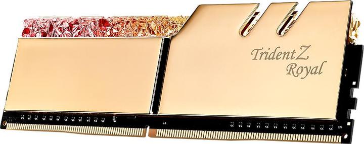 Produktbild G.Skill RAM Trident Z Royal Series - 128 GB (8 x 16 GB Kit) - DDR4 3200 DIMM CL16 (8 x 16GB, 3200 MHz, DDR4-RAM, DIMM)