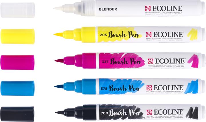 Image du produit Talens ECOLINE Brush Pen (Multicolore, 5 x)