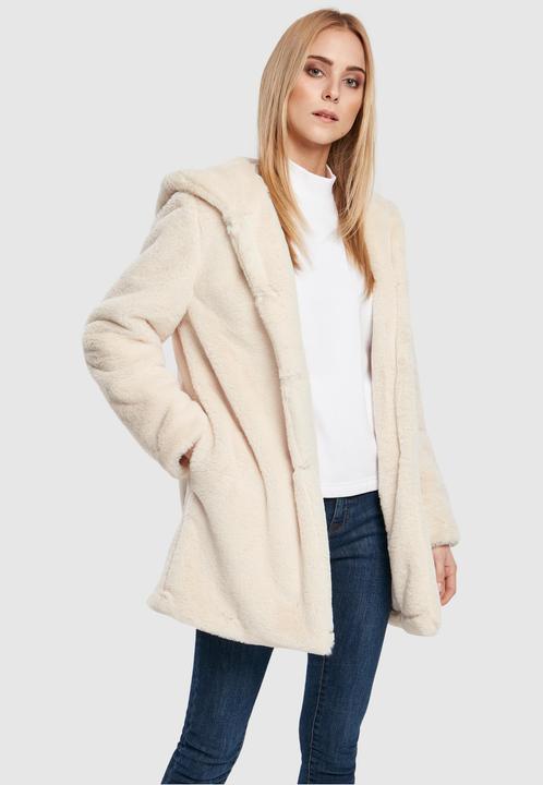 Actual product image Urban Classics Ladies Hooded Teddy Coat (M)