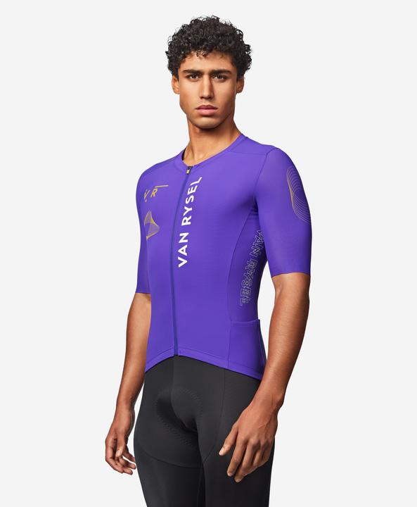 Produktbild Van rysel Rennrad Radtrikot kurzarm Sommer Unisex Racer 2 lila (S)
