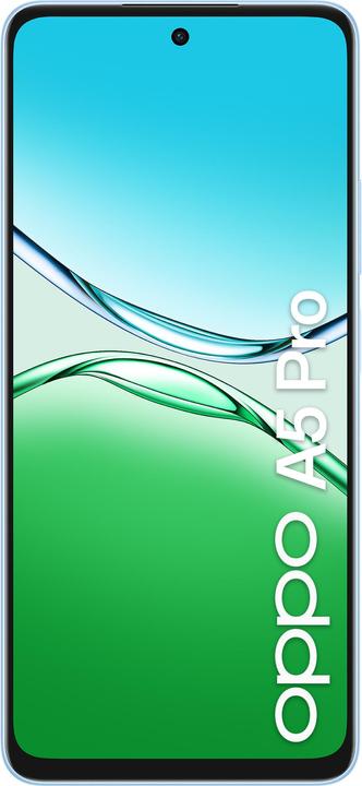 Actual product image OPPO A5 Pro (256 GB, feather blue, 6.67", Dual SIM, 50 Mpx, 4G)
