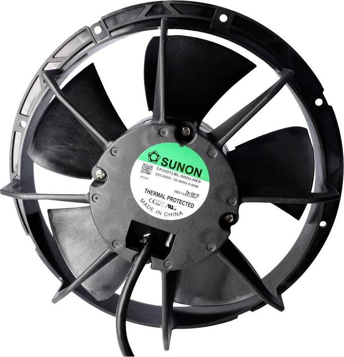 Actual product image Sunon CF2207LBL-000U-HB9 Axial fan 230 V/AC 315.93 m³/h (Ø x H) 250 mm x 77.4 (250 mm)