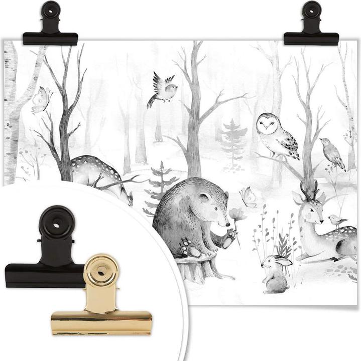 Immagine prodotto Trenddeko Amici animali nella foresta - (30 x 24 cm)