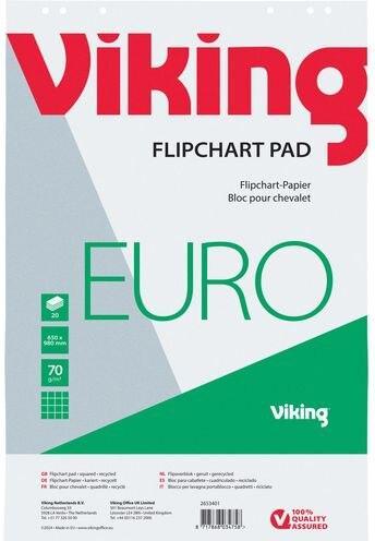Energie-Label Office Depot Flipchart-Papier Weiss 65 x 98 cm 70 g/m²