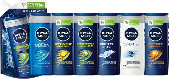 Actual product image Nivea Men Pflegedusche Energy (250 ml)