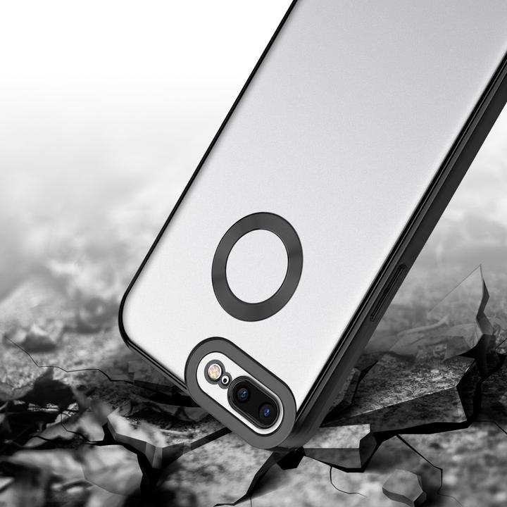 Actual product image Cadorabo TPU Chrome Case with Camera Protector for Apple iPhone 7 PLUS / 7S PLUS / 8 PLUS (Apple iPhone 7 Plus, Apple iPhone 7s Plus)