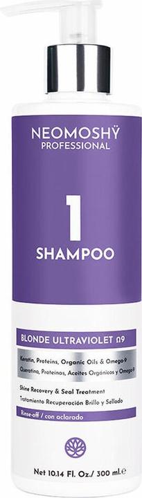 Neomoshy BLONDE ULTRAVIOLET?9 shampoo 300ml (300 ml, Flüssiges Shampoo)