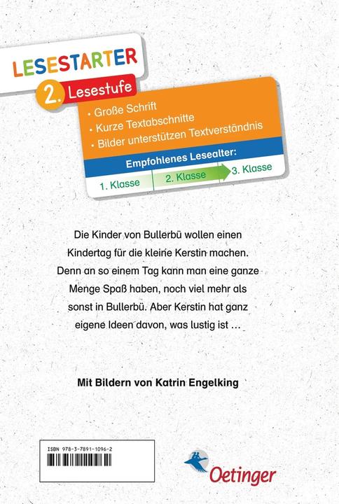 Produktbild Kindertag in Bullerbü (Deutsch, Astrid Lindgren, Katrin Engelking, Silke von Hacht, 2019)