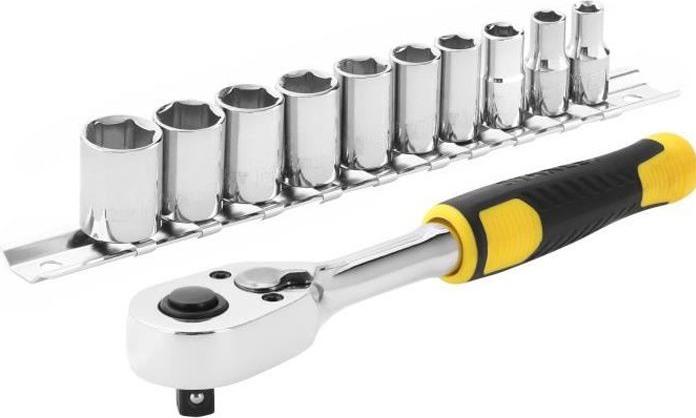 Actual product image Stanley ST.ZESTAW GRZECHOTKA 1/4" I AKCESORIA 11SZT. 72T