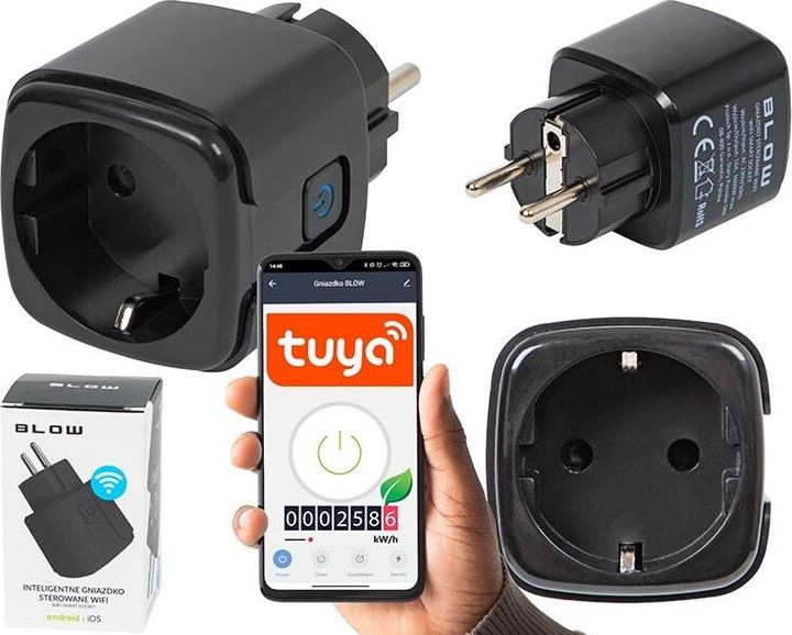 Produktbild Blow Intelligente WLAN-Steckdose TUYA V3 schwarz (WLAN)