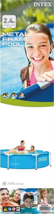 Image du produit Intex Cadre métallique pour piscine (Ø 244 x 51 cm)