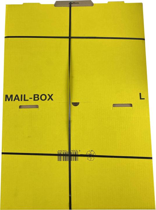 Actual product image Smartboxpro MAIL BOX parcel shipping box, size: L, yellow (1 x)
