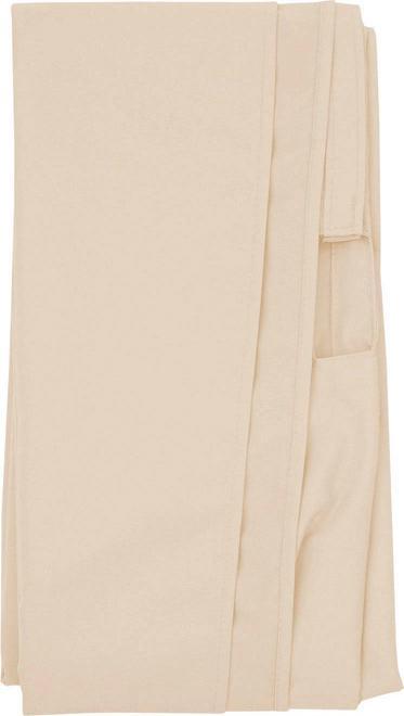 Produktbild Mendler Bezug für Gastronomie Holz-Sonnenschirm, Sonnenschirmbezug Ersatzbezug, rund Ø4m Polyester 3kg - cre (4 m)
