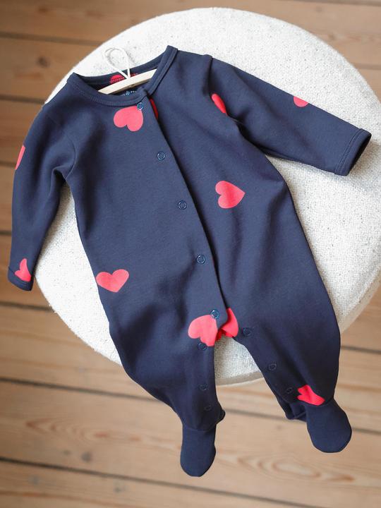 Actual product image Envie de Fraise Bio-Kollektion: Baby Strampler Mon Coeur