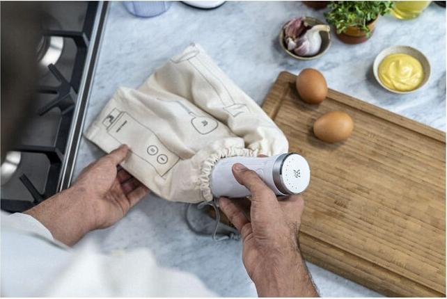Immagine prodotto Zwilling Frullatore manuale Enfinigy con tazza e coperchio sottovuoto argento