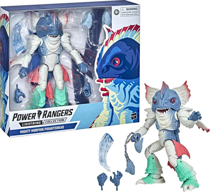 Produktbild Power Rangers Lightning Collection Mighty Morphin Pirantishead 17,5 cm grosse Premium Action-Figur zu