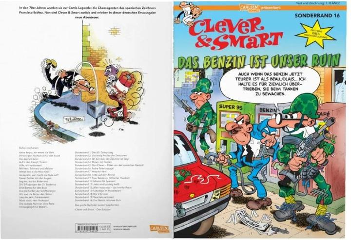 Actual product image Clever und Smart Sonderband 16: Das Benzin ist unser Ruin (German, Francisco Ibáñez, André Höchemer, 2023)
