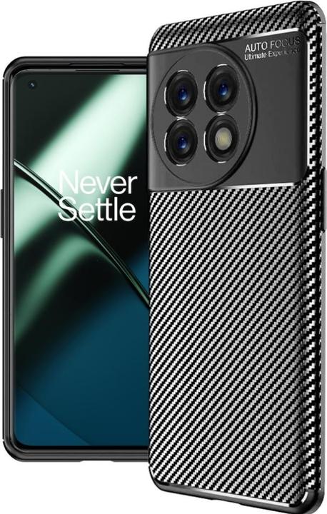 Actual product image Screenguard OnePlus 11 Cover Carbon Design TPU Case (OnePlus 11)