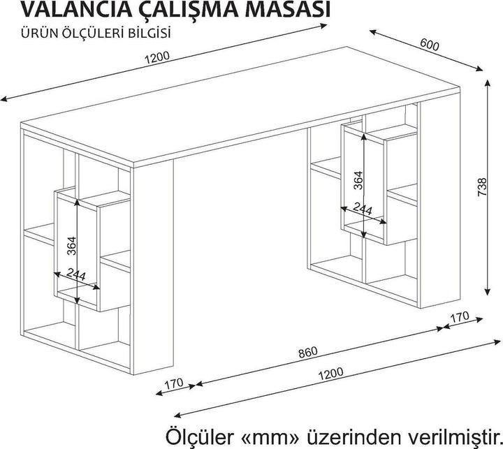 Immagine prodotto Kalune Design Jaden (120 x 74 x 60 cm)