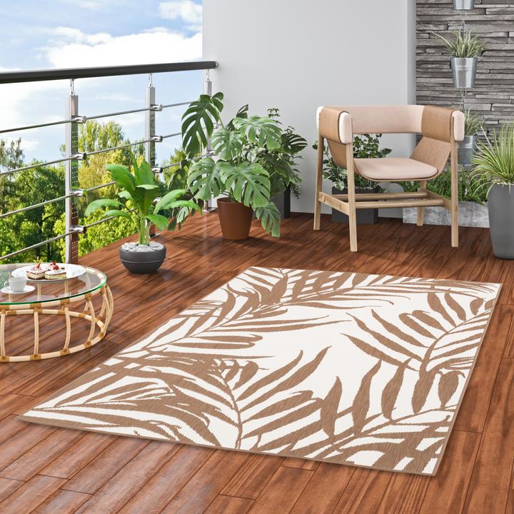 Image du produit Pergamon In- und Outdoor Teppich Beidseitig Cape Cod Blätter (120 x 160 cm)