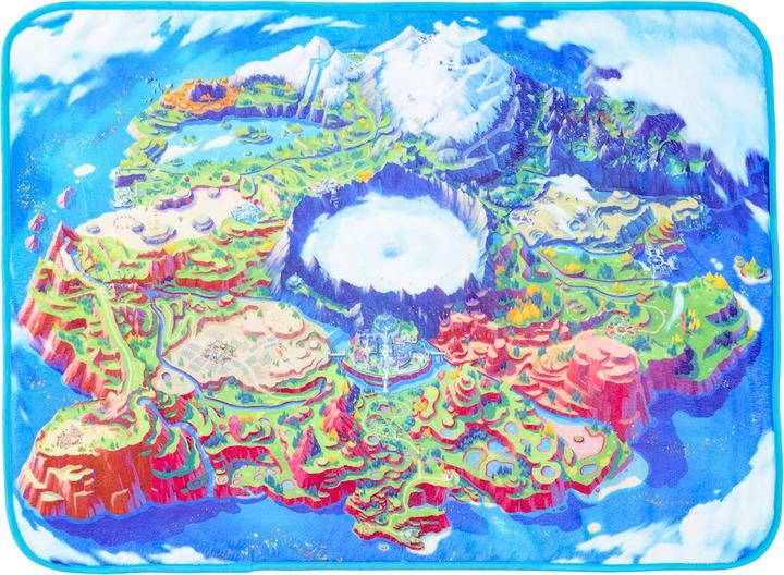 Actual product image Pokémon Pokemon Centre Original Blanket Paldea Region Map (70 x 100 x 2 cm)