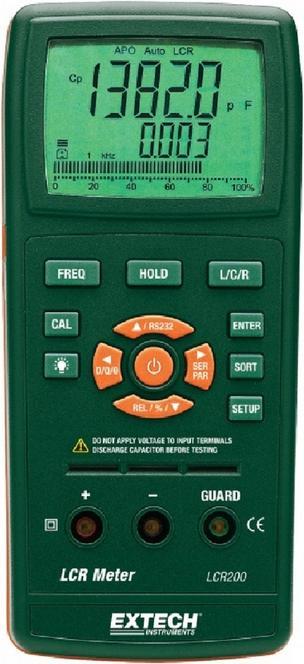 Actual product image Extech Component tester digital LCR2 (CAT I)