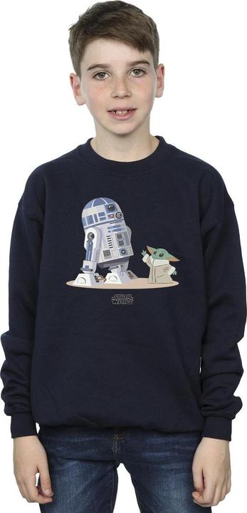 Produktbild Star Wars The Mandalorian R2D2 And Grogu Sweatshirt Jungen (128)
