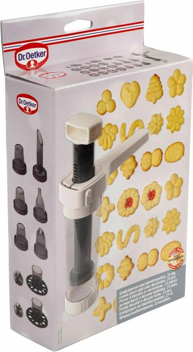 Actual product image Dr. Oetker Garnish syringe set (Biscuit press, 3672 ml)