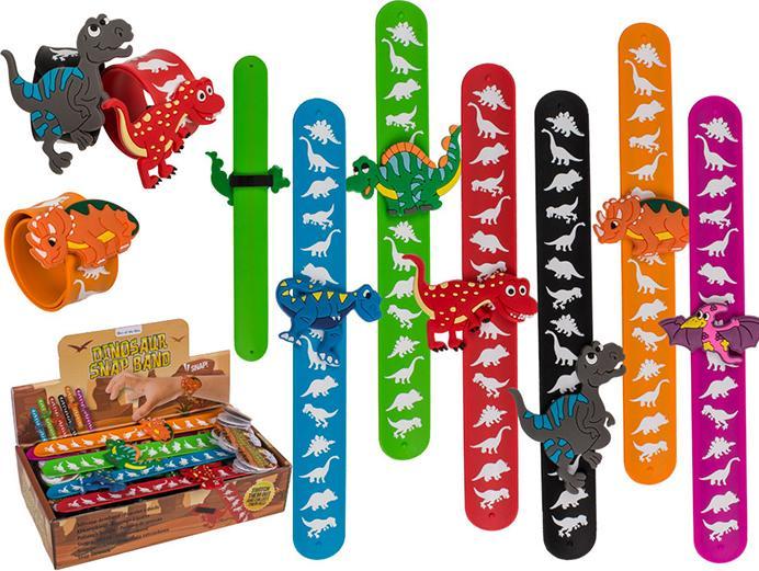 Produktbild Out of the blue Schnapp-Armband, Dinosaurier assortiert (21.50 cm, Silikon und PVC)