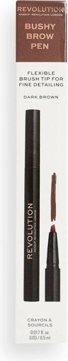 Produktbild Makeup Revolution Bushy Brow Pen (Dark Brown)