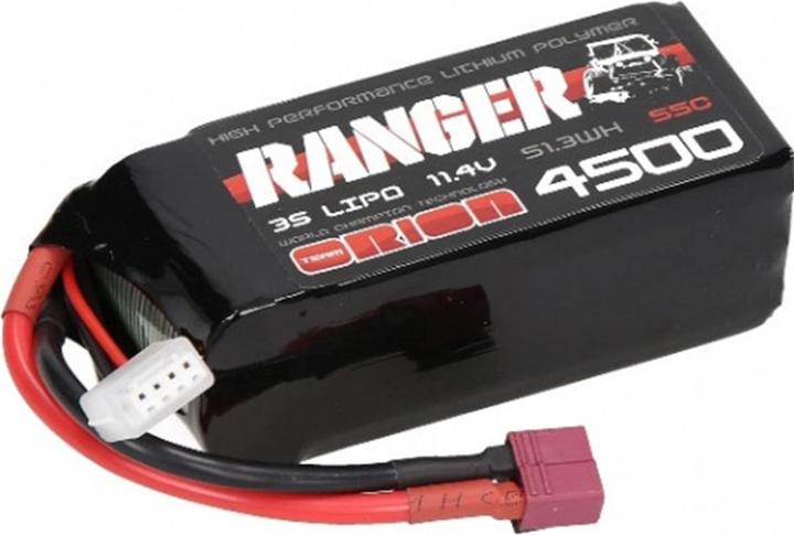 Image du produit Team Orion 3S 55C Ranger Crawler HV Shorty LiPo Battery (11.4V/4500mAh) (11.40 V, 4500 mAh)