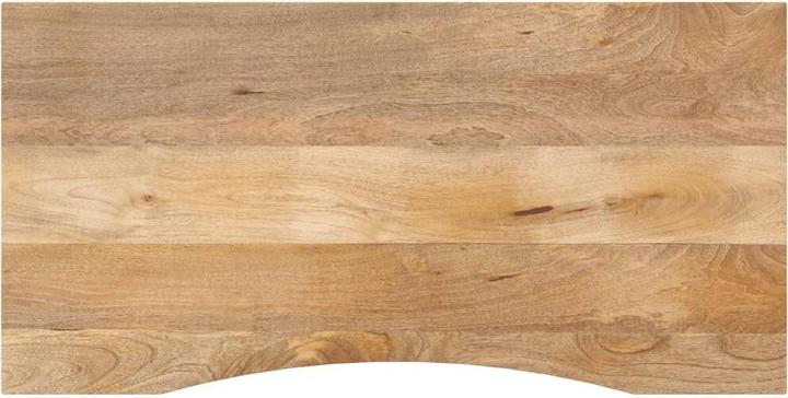 Produktbild VidaXL Schreibtischplatte Tischplatte Holzplatte mit Aussparung Massivholz Mango (120 x 60 x 2.5 cm)