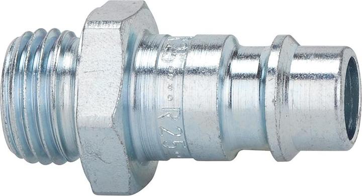 Actual product image Riegler Plug nipple Galvanised steel Plug DN 7.2-7.8 External thread G 3/8 ″ SW 19 mm (Hitch, 198.12 mm)