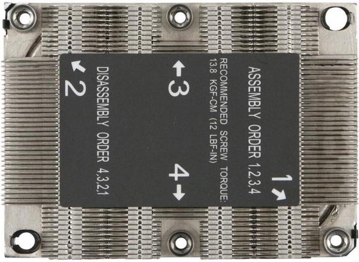 Immagine prodotto Supermicro Dissipatore Di Calore Per Cpu Passivo 1u (25.50 mm)