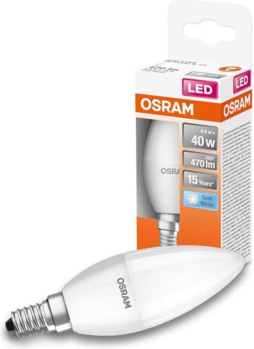Produktbild Osram Led Star Classic B (E14, 5.50 W, 470 lm, 1 x, F)