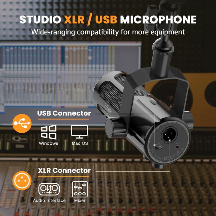 Actual product image Fifine Tank6 Dynamic Microphone