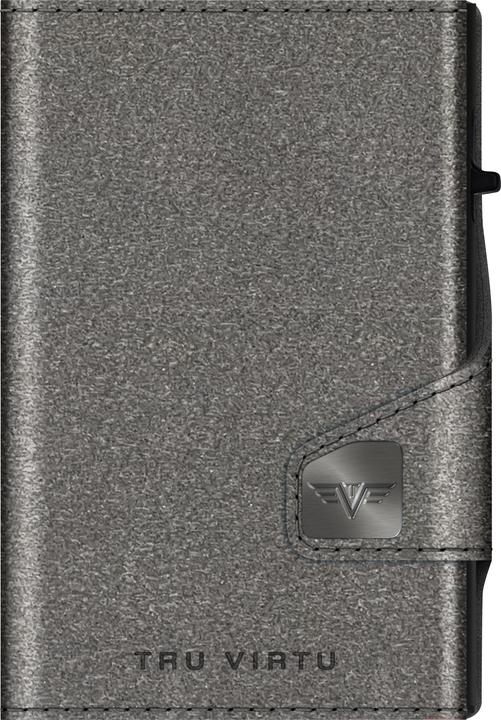 Tru Virtu Wallet Click & Slide Recycled PET Felt Grey/Black