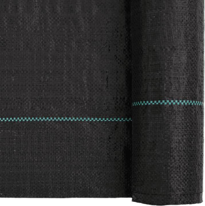 Produktbild VidaXL Unkrautvlies Gartenvlies Bodengewebe Unkrautfolie Schwarz 0,5x200m PP