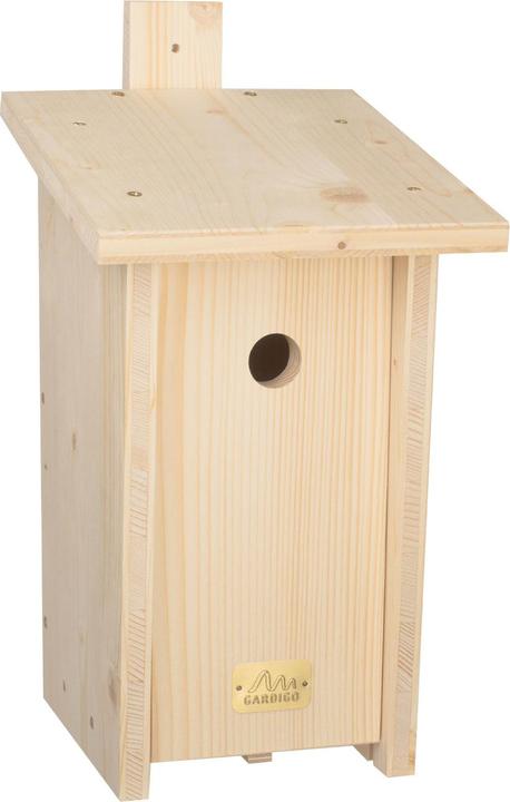 Produktbild Gardigo Nistkasten-Bausatz aus Fichtenholz für viele Meisenarten, 2er-Set