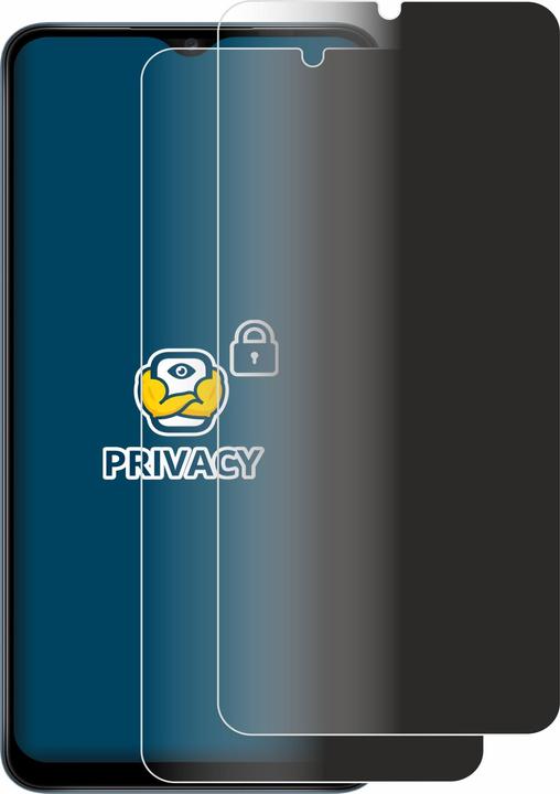 Actual product image BROTECT Anti-spy privacy film Blue light protection film (2 Piece, Samsung Galaxy A12)
