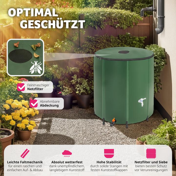 Actual product image tectake Rainwater tank (500 l)