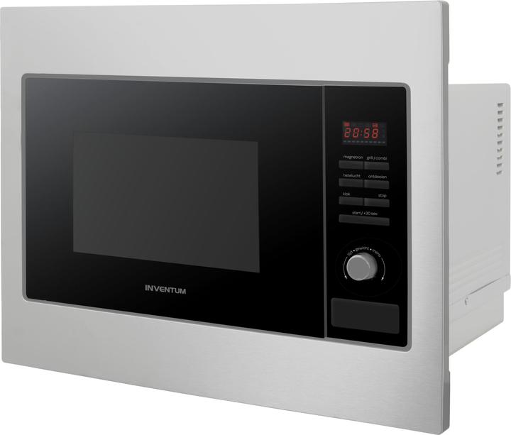 Produktbild Inventum IMC6125F - inbouw combimagnetron - RVS/Zwart (25 l)