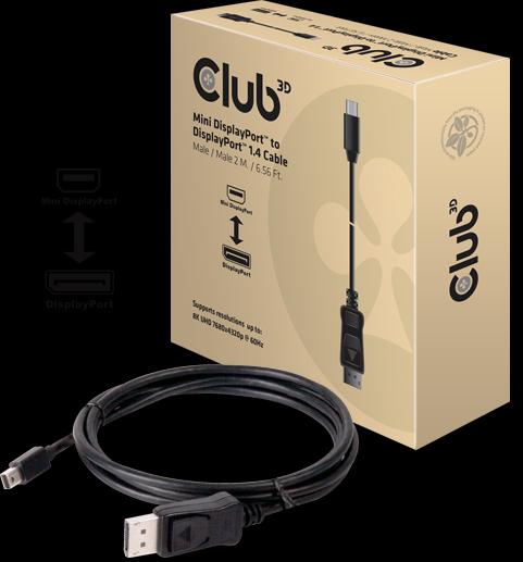 Produktbild Club 3D Mini DisplayPort — DisplayPort (2 m, DisplayPort)