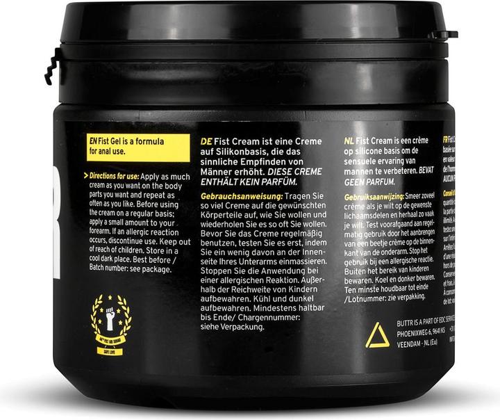 Actual product image Buttr fisting cream (500 ml)