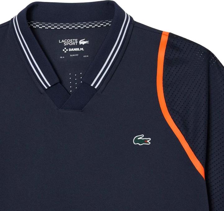Actual product image Lacoste Mens Daniil Medvedev Tennis Polo Shirt (XS)